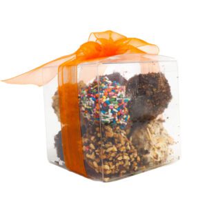 1 of each of our O.G. Cakeball flavors - French toast, lemon almond, triple chocolate, chocolate sprinkle, chocolate peanut, chocolate chip, red velvet, carrot walnut, vanilla sprinkle