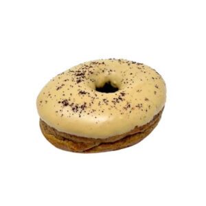 Experience the magic of Dark Matter Coffee's Unicorn Blood espresso in a delicious doughnut. This yeast-raised treat is glazed with a coffee icing and finished with a drizzle of the signature espresso, creating a truly unique flavor experience.
